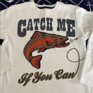 Catch me if you can long sleeved cotton shirt.